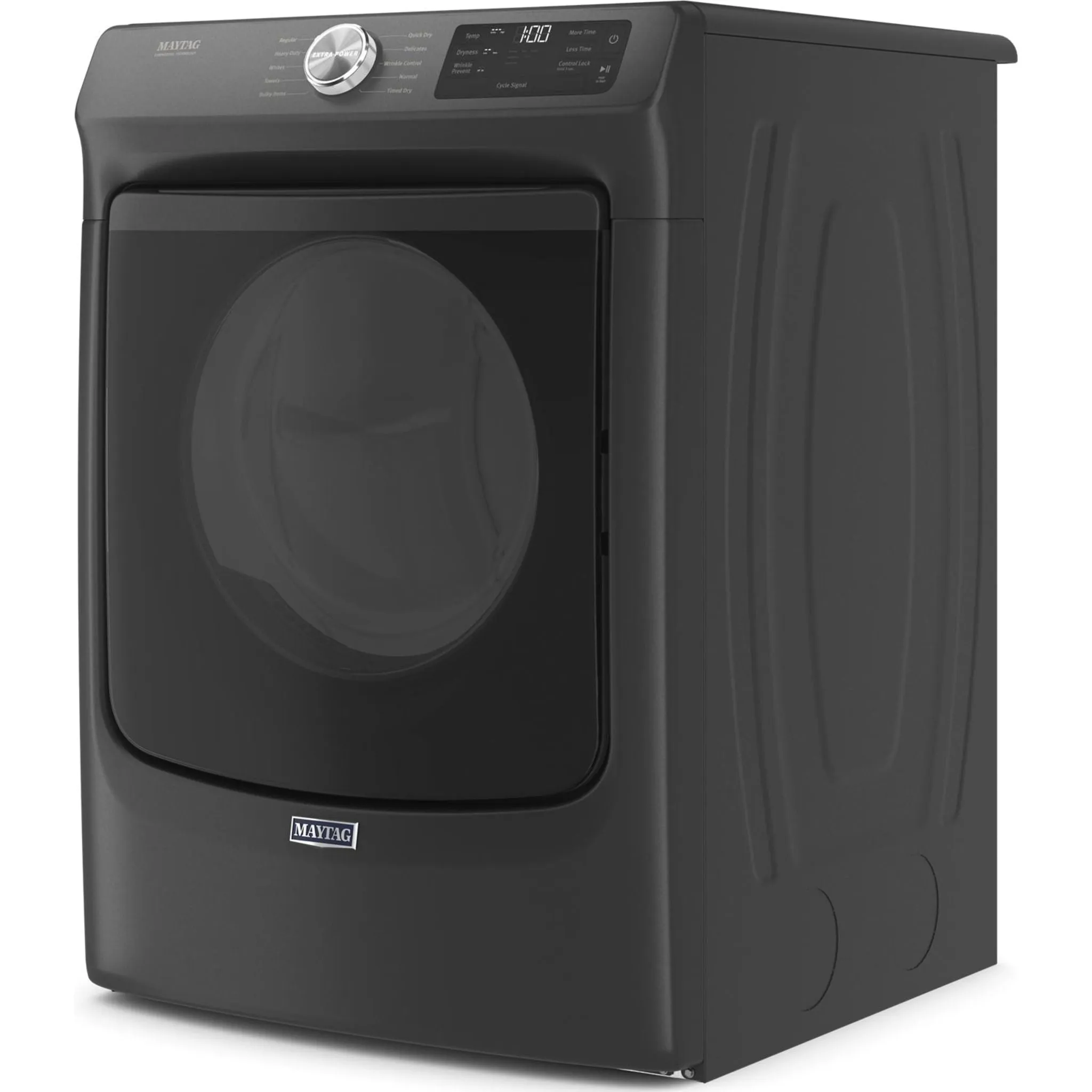 Maytag Front Load Electric Dryer with Extra Power and Quick Dry cycle - 7.3 cu. ft. (YMED5630MBK)