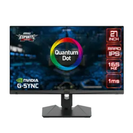 Msi Optixmag274Qrf-Quantum Dot 27" Esports Gaming Monitor 1440P 165Hz 1Ms Fhd | G-Sync |Rapid Ips| 2K Resolution Ps5™ Optimization Fhd @ 120Hz