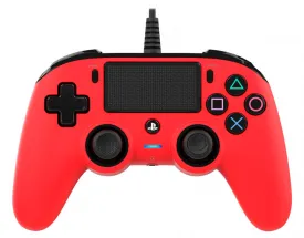 Nacon Ps4ofcpadred Gaming Compact Controller Ps4 Red