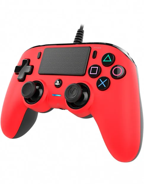 Nacon Ps4ofcpadred Gaming Compact Controller Ps4 Red