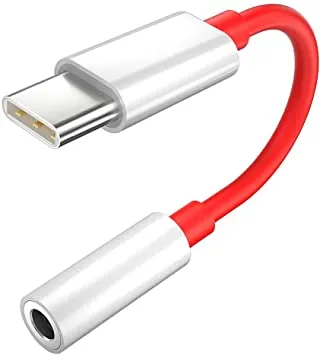 Oneplus 9R Noise Cancelling Headphone Jack Connector (Type-C to 3.5mm Splitter)