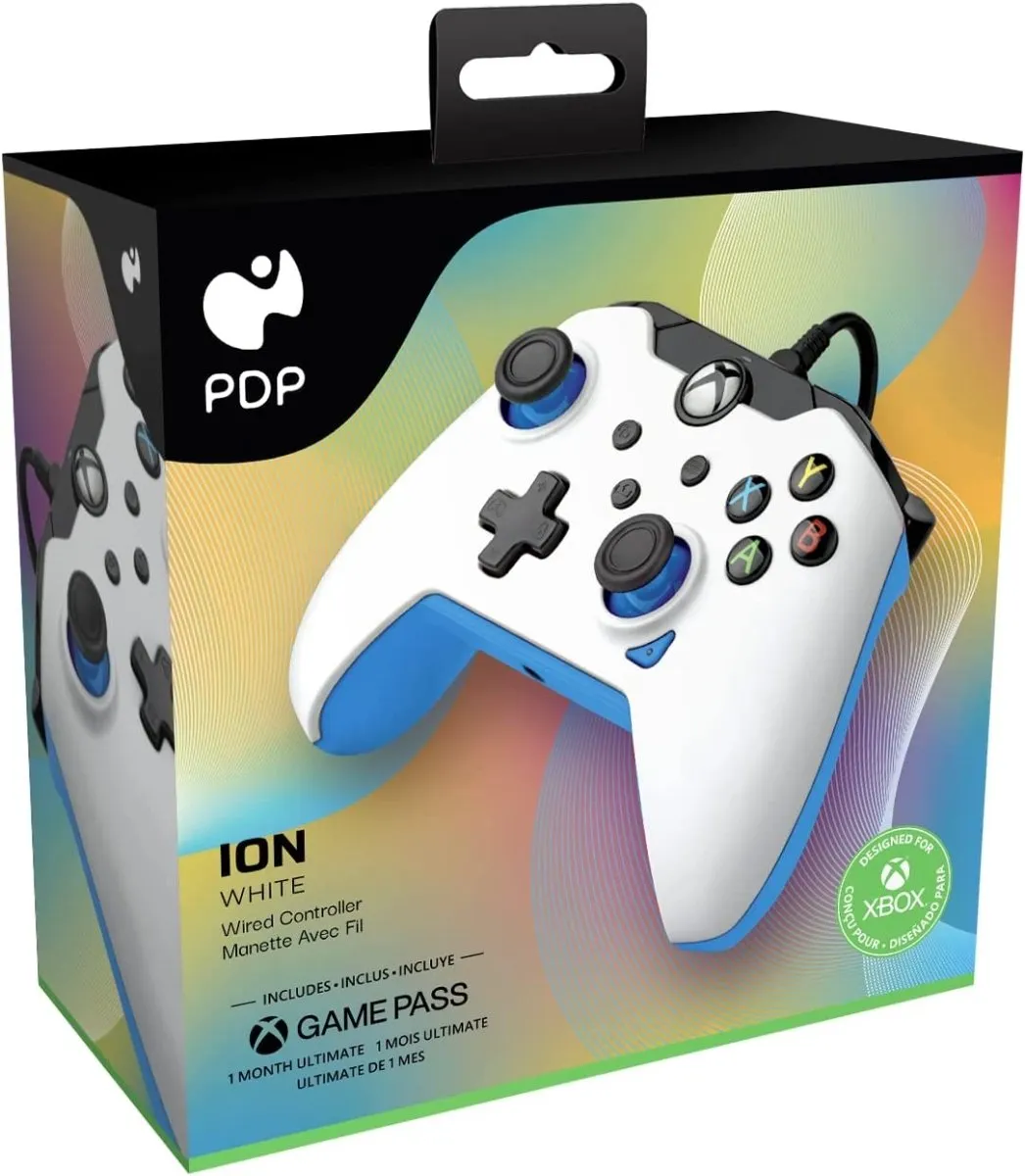 PDP Ion White Wired Controller for Xbox