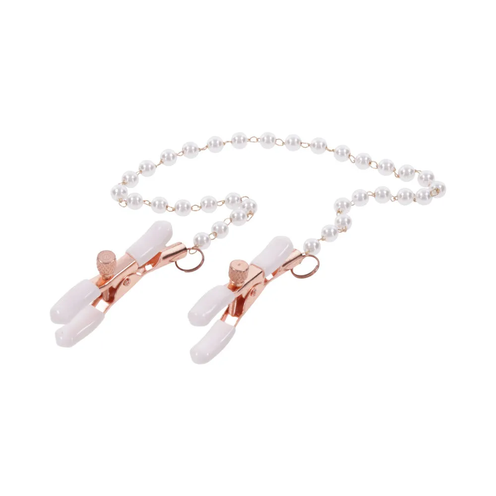 Peaches 'n Cream Pearl Nipple Clamps