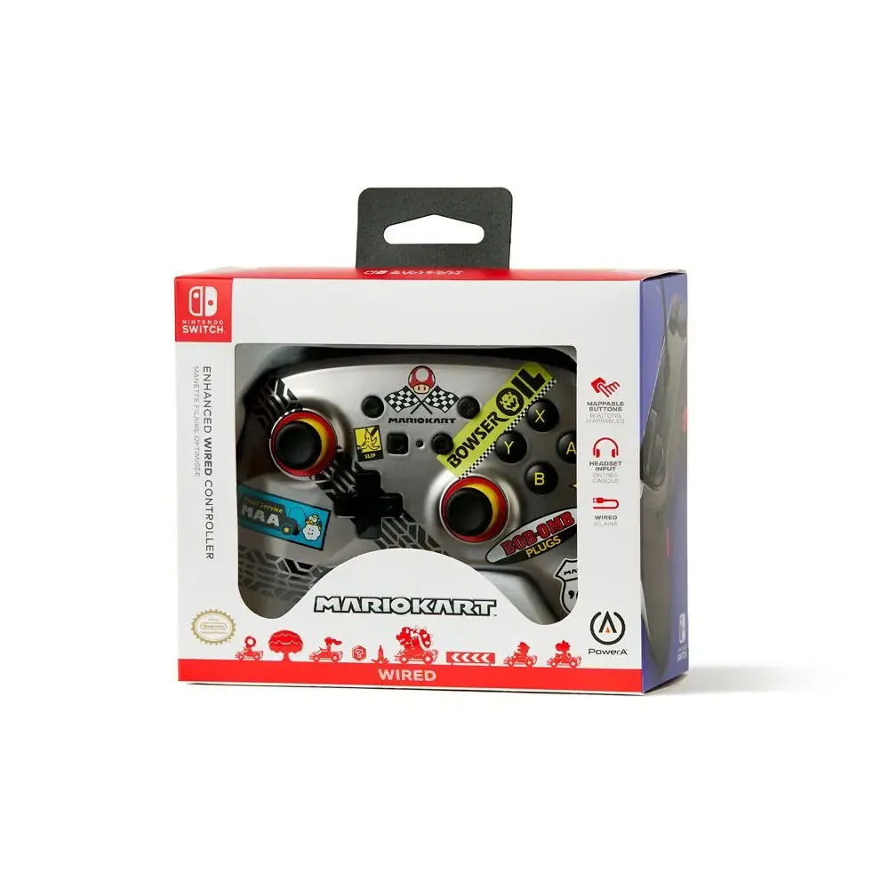 PowerA Enhanced Wired Controller for Nintendo Switch - Mario Kart