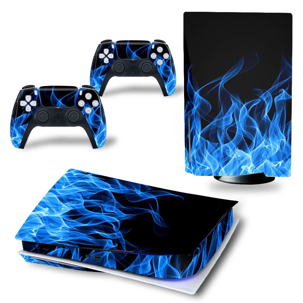 PS5 Disc Version Full Console and Controllers Vinyl Skin Sticker