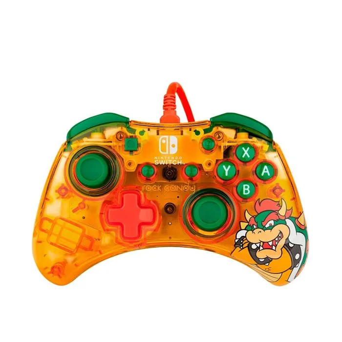 Rock Candy Nintendo Switch Wired Controller - Bowser