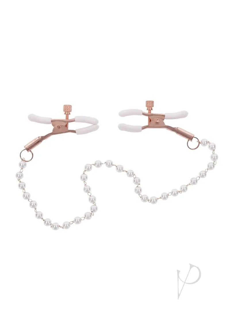 Sandm Peaches N Creame Pearl Nipple Clamps