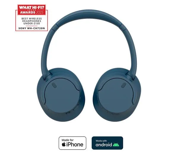 Sony Noise Cancelling Wireless Bluetooth Headphones | WHCH720NLCE7