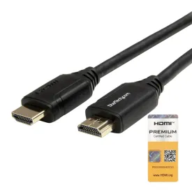 Startech.Com 6Ft (2M) Premium Certified Hdmi 2.0 Cable With Ethernet - Durable High Speed Uhd 4K 60Hz Hdr - Rugged M/M H