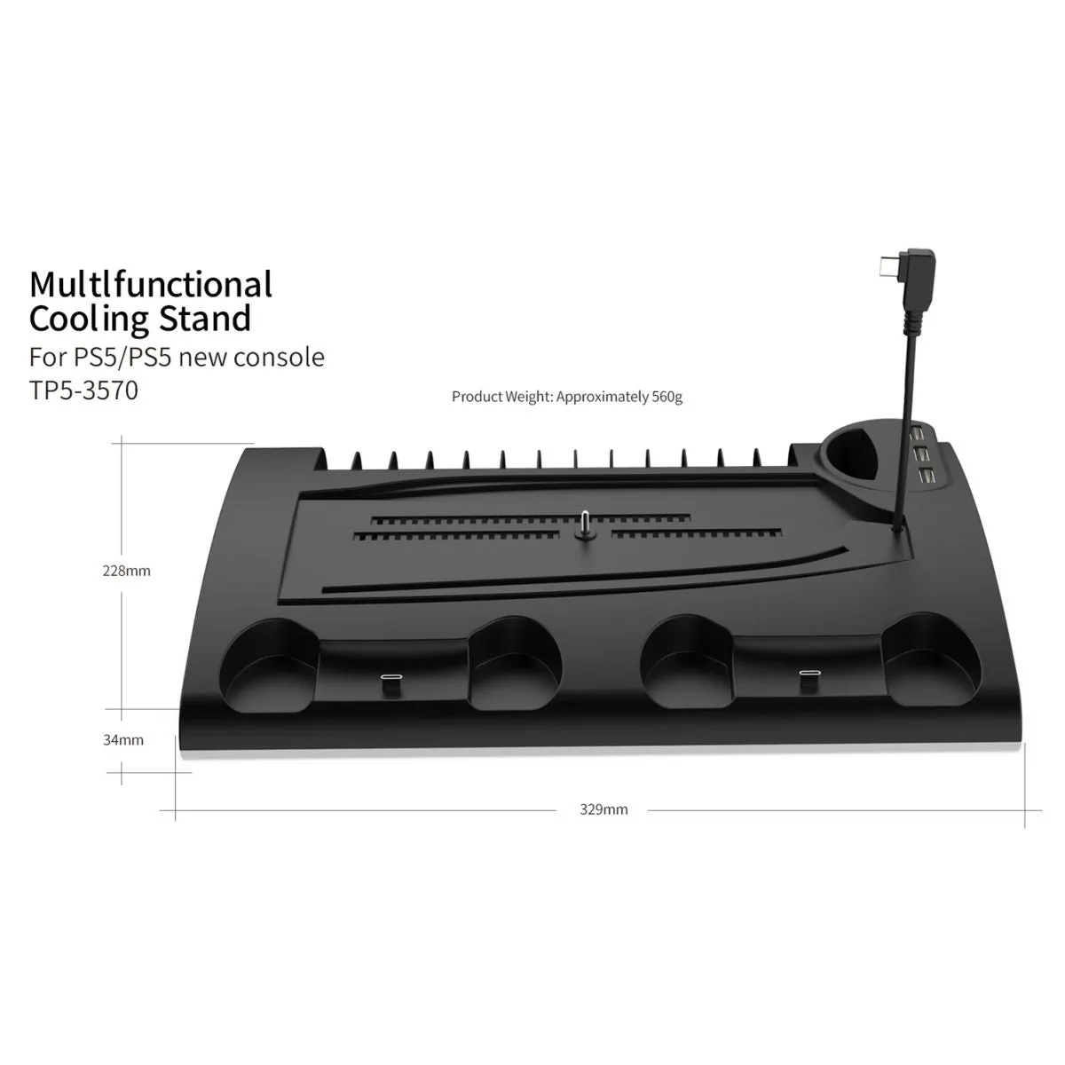 TP5-3570 PS5 Multifunctional Cooling Stand