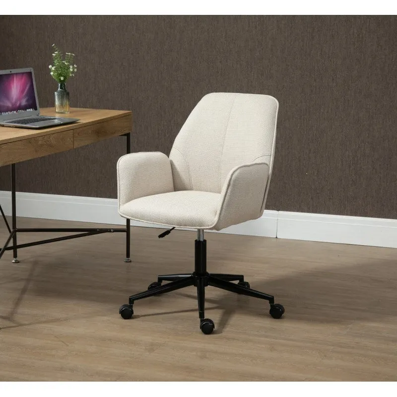 Vini Fabric Office Chair - Beige